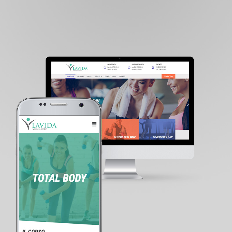 Creazione sito web per La Vida Wellness