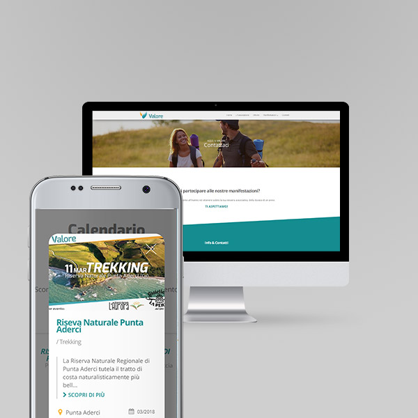 Realizzazione sito web per A.S.D. Il Valore