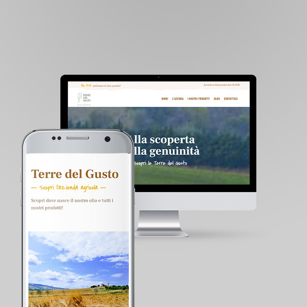 Realizzazione sito web per Azienda Agricola Terre del Gusto